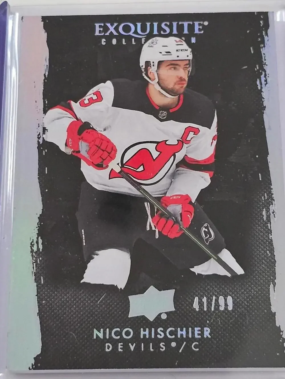 2023-24 Exquisite Collection Nico Hischier #41/99 - Devils C